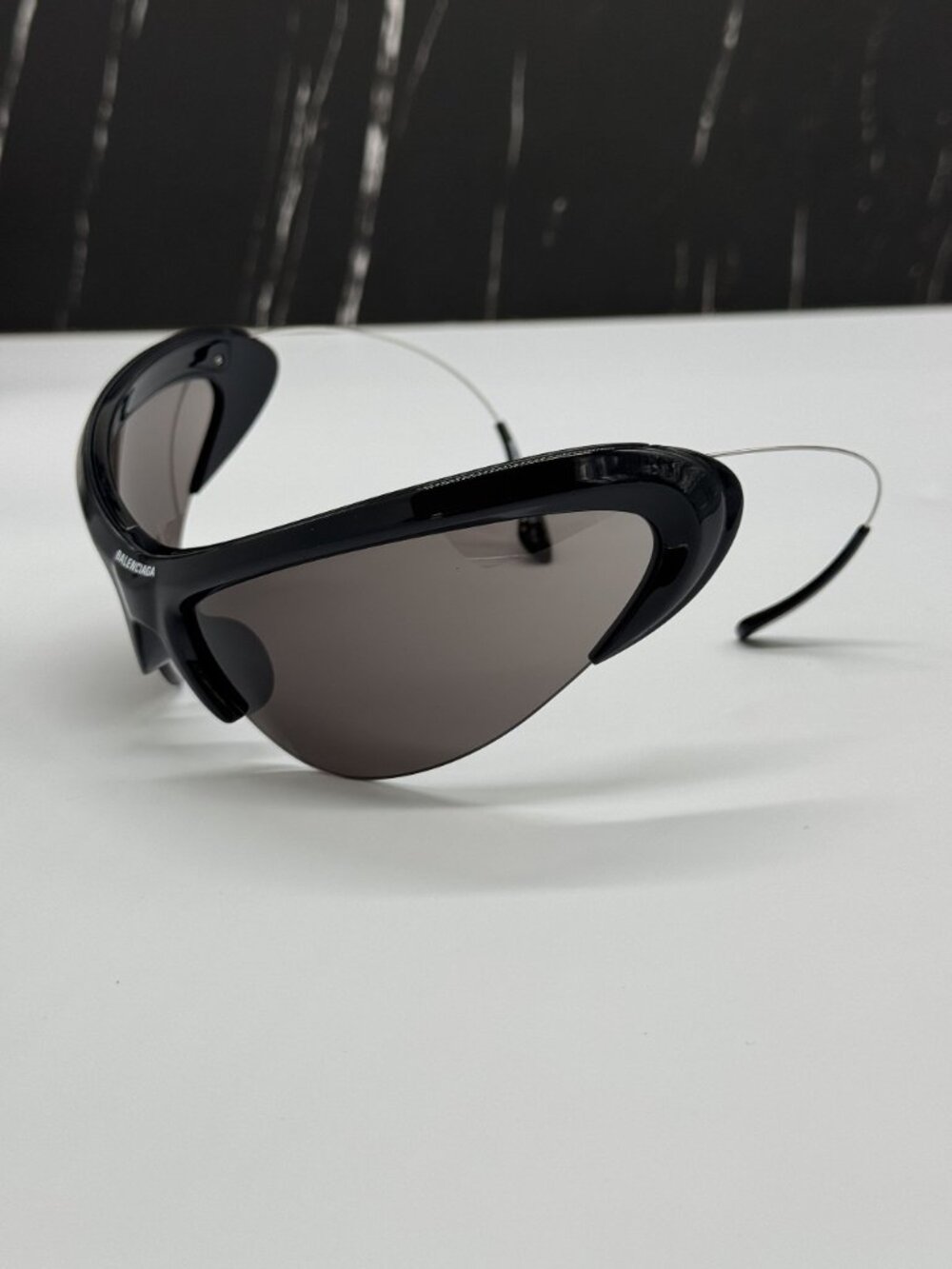 NEW BALENCIAGA BB0232S 001 BLACK UNISEX SUNGLASSES BALENCIAGA EYEWEAR - Picture 6 of 16